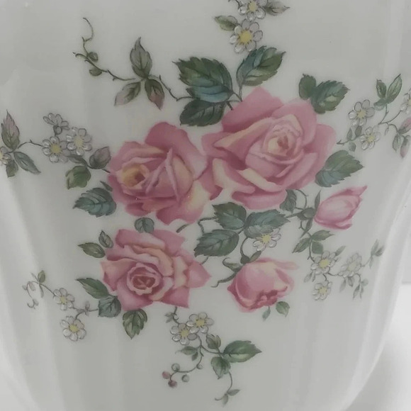 Vintage Kaiser West Germany Urn With Pink  Roses Dorothea. - Picture 3 of 7